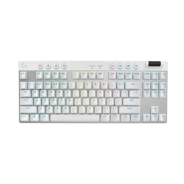 Logitech Pro X TKL Lightspeed Wireless Gaming Keyboard - White - Tashqila Logitech Pro X TKL Lightspeed Wireless Gaming Keyboard - White - Tashqila